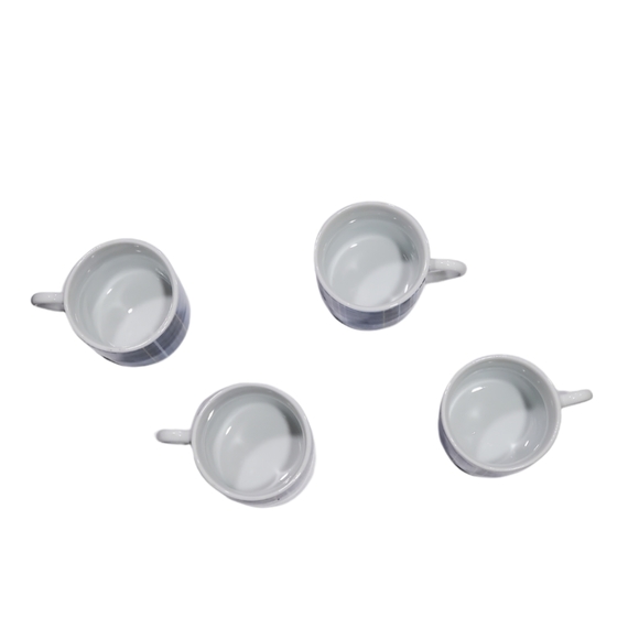 Coffee Me Plaid Espresso Mugs (Set of 4) - Picture 2 of 7